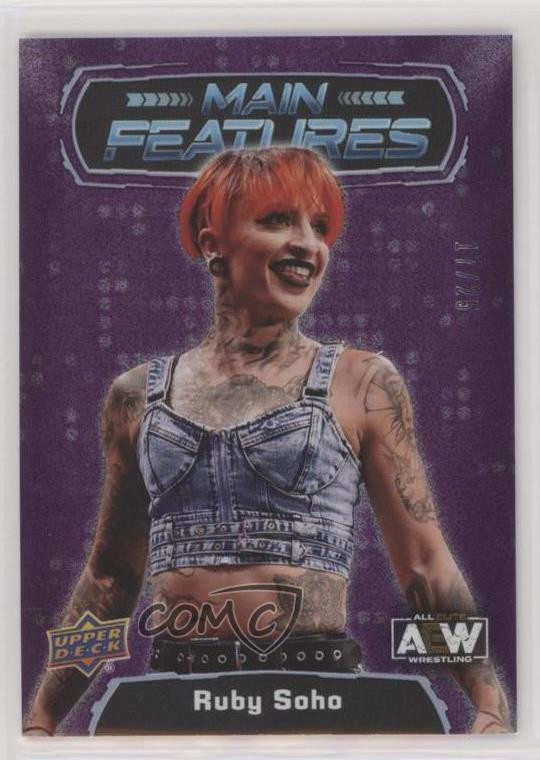 2022 AEW All Elite Wrestling Main Features Purple 17/25 Ruby Soho Rookie RC 2zq
