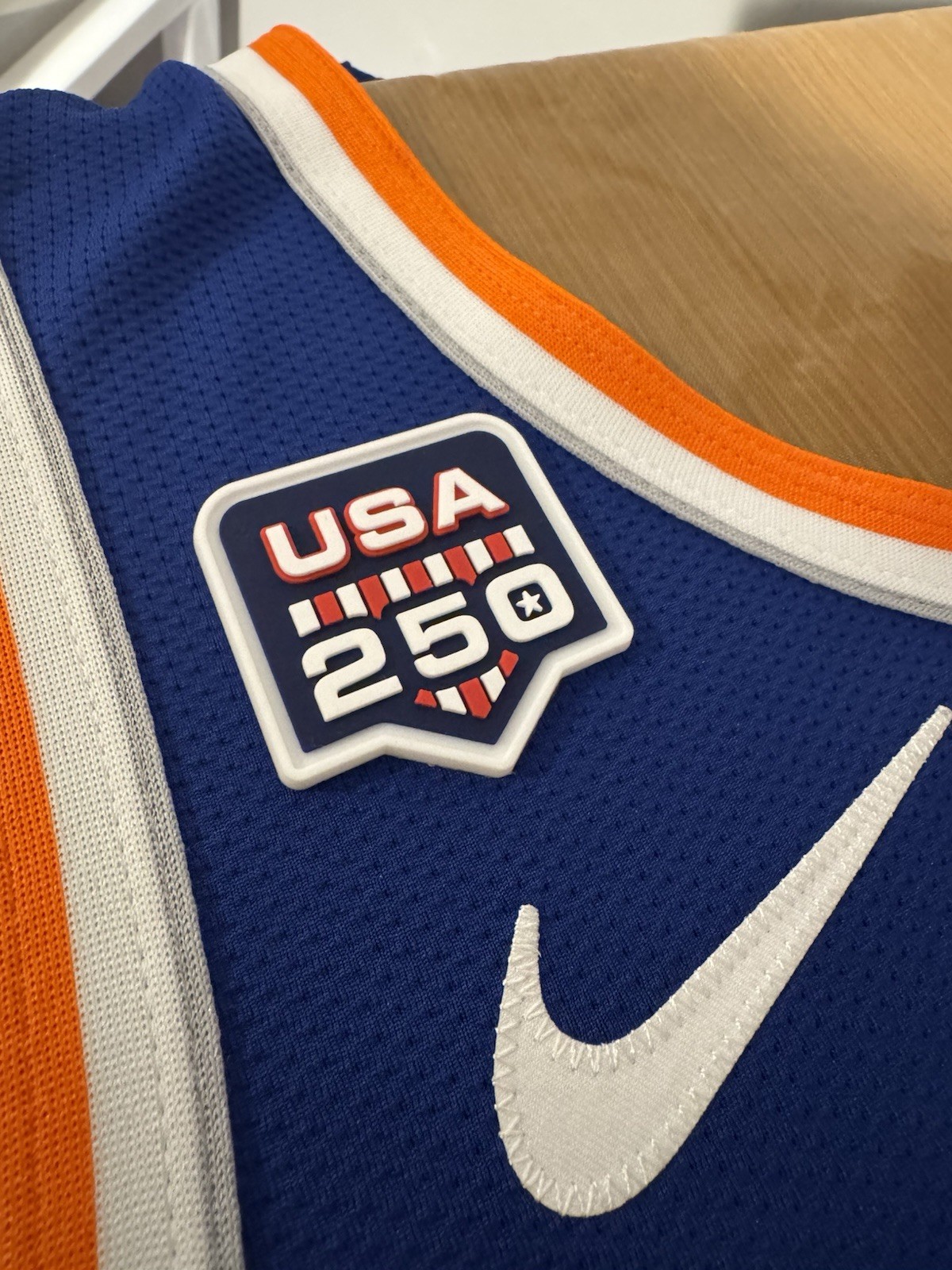 USA 250 Patch PVC NBA Knicks Spurs