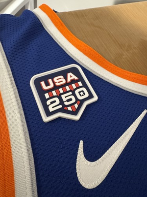 #ad USA 250 Patch PVC NBA Knicks Spurs $45.00