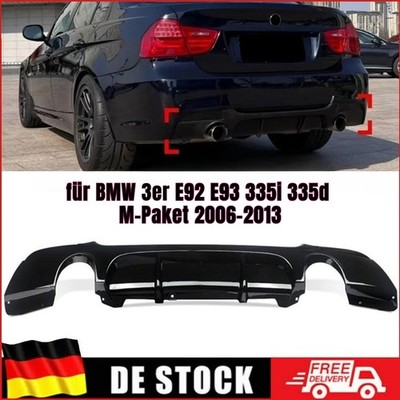 Sport-Performance Heckdiffusor Schwarz für 3er BMW E92 E93 335i 335d M-Paket DE