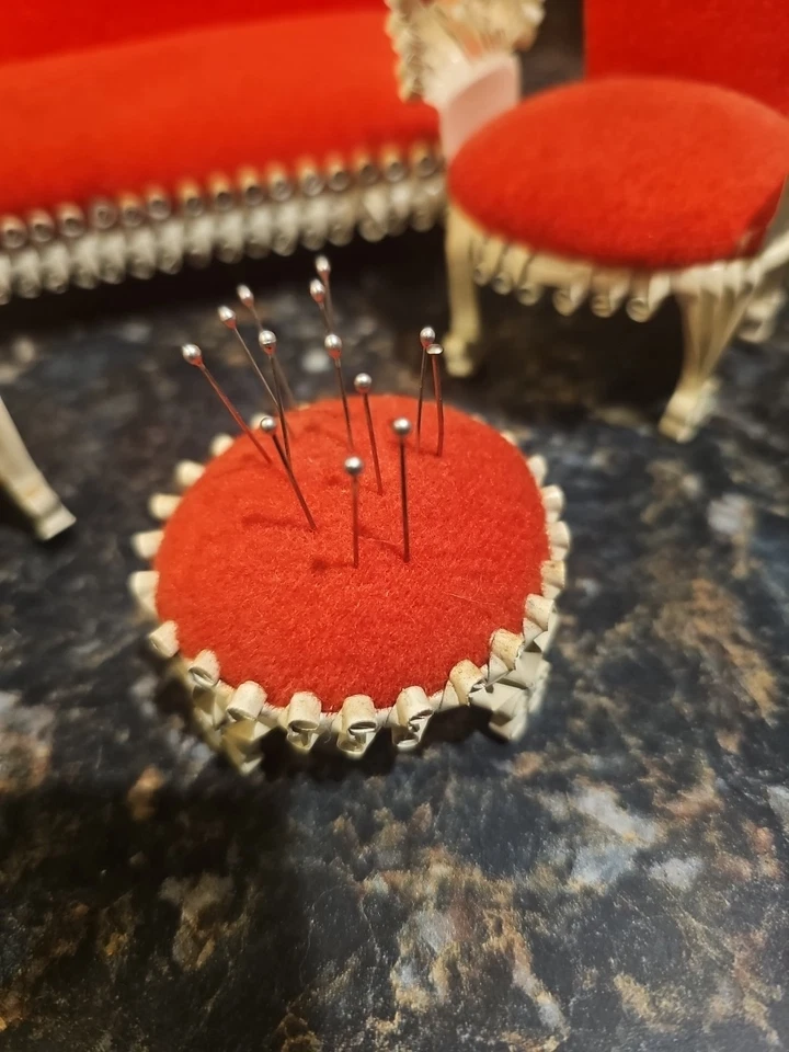 Cojín de metal vintage para muebles sofá 2 mecedora y otomana  Foto 2 de 4