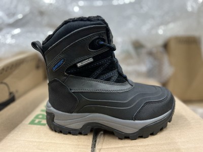 New Hi-Tec Snow Peak 200 Waterproof Boots Children Size J US3 Black (31472j)