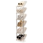 Narrow Shoe Rack Vertical Shoes Rack for Entryway Corner Shoe Storage Organiz...