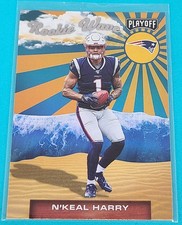 2019 Playoff Rookie Wave RC #8 N'Keal Harry New Eng Patriots FOOTBALL Card T2. rookie card picture