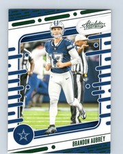 2024 Panini Absolute #29 Brandon Aubrey Green Dallas Cowboys Football Card