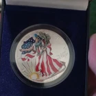 U.S. Mint 1999 American Silver Eagle 1 oz .999 Silver Colorized Business Uncert