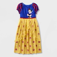 NWT Disney Snow White Princess Dress Up / Nightgown - Child Size S 6/6X 
