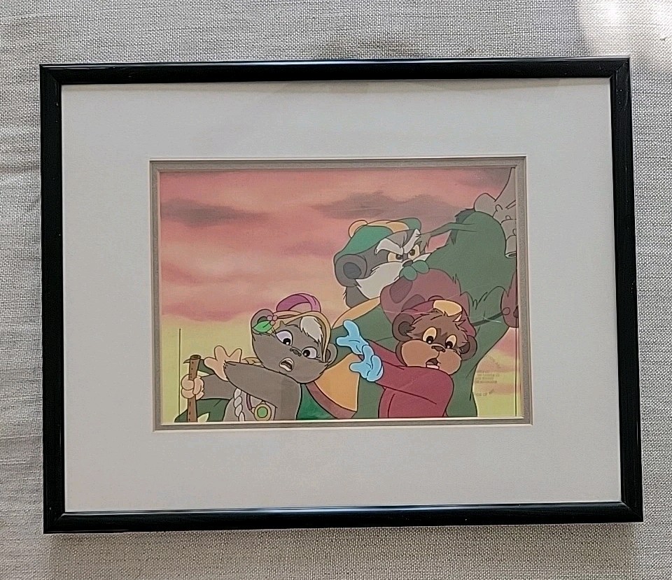 Lucasfilm Ltd 1985, Star Wars Ewoks producción original celda 3, leyendas del arte