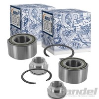 2X Vaico RADLAGER-SATZ Vorne Beidseitig Passend FÜR Fiat 500L Bravo Doblo Stilo