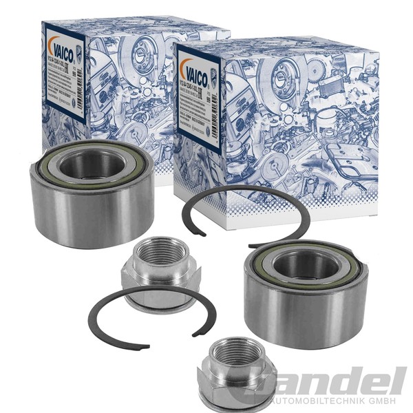 2X Vaico RADLAGER-SATZ Vorne Beidseitig Passend FÜR Fiat 500L Bravo Doblo Stilo-image