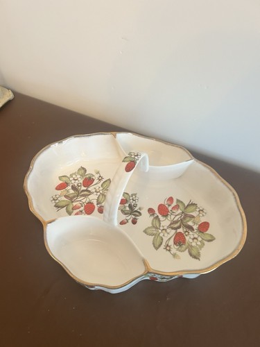Vintage St. George Bone China Strawberry Scone Korb - Bild 13 von 14