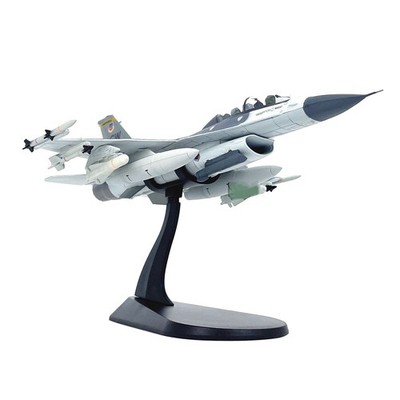 F-16D Falcon Two-Seat Fighter Jet Model 1:72 Scale Alloy Aircraft 21cm Long