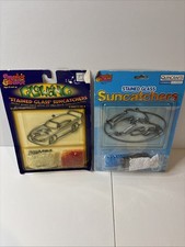 Vintage Makit Bakit Car /dolphin Stained Glass Kit - New In Original Packaging