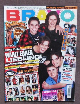 BRAVO Nr. 32 - 4.08. 1994 - Kelly Family, Worlds Apart, All 4 One, Marusha