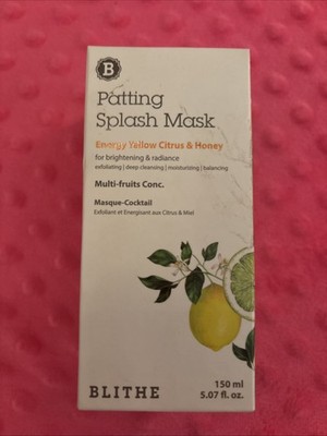 Blithe Patting Splash Mask Energy Yellow Citrus & Honey 150ml ?? Glow & Refresh