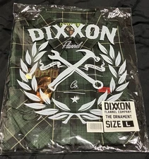 New DIXXON The Ornament Flannel Mens Large BNIB