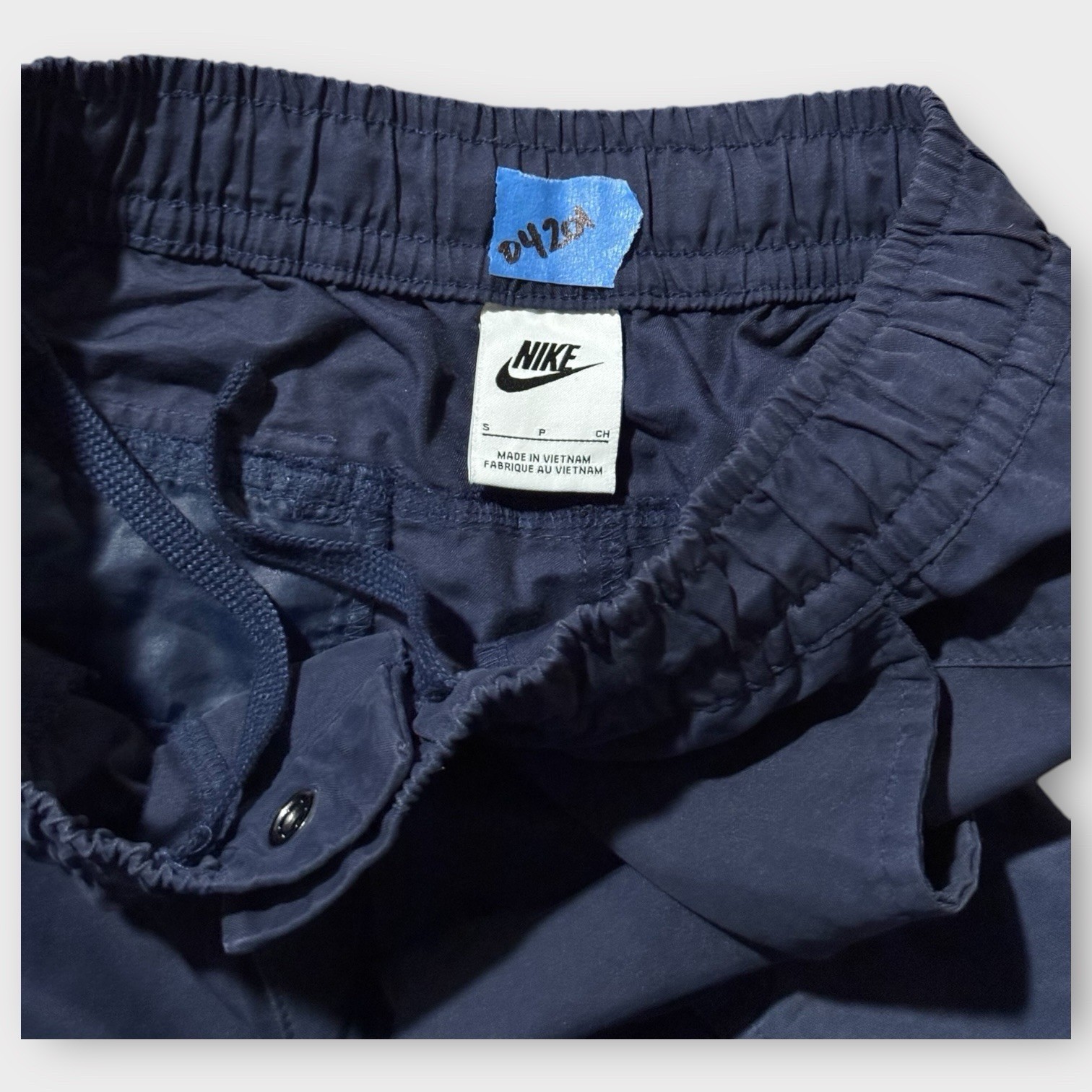 Nike Sportswear Unlined Men’s Size Small Utility Cargo Pants NSW Navy Woven image 4