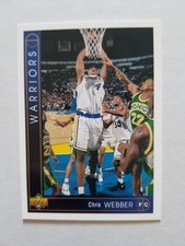 Chris Webber 1993-94 Upper Deck #311 Rookie Golden State Warriors