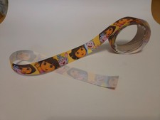 3 Yds Dora Explorer Boots 1" Grosgrain Ribbon Scrapbook Hair Bow Cards Gift Wrap