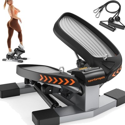 Exercise Stair Stepper für Zuhause   Up-Down Swing Stepper mit Power Ropes fo...