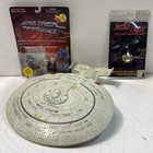 Star Trek Playmates Enterprise NCC-1701-D Ship & 2 Sealed Accessories Lot — photo 1