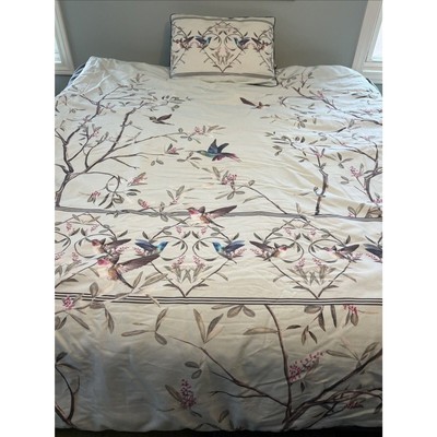Ted Baker London Hummingbird Floral Comforter & Pillow Sham Set Twin Soft Green