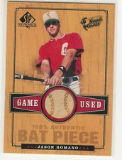 2000 UPPER DECK SP TOP PROSPECTS JASON ROMANO GAME BAT