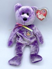 -C TY BEANIE BABY BABIES WITH TAG ANIMAL BEAR OF THE MONTH DREAMER 2002