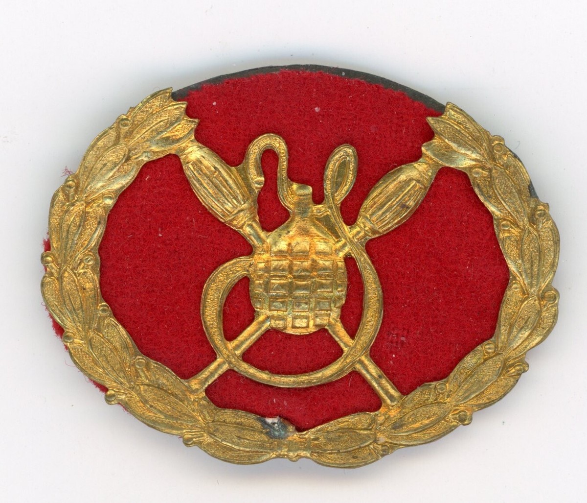 旧日本軍　銅鍍金　満蒙　皇軍兜盃　軍盃　記念盃　一對　箱付　N　6122 Spain España Arm Insignia Alfonso XIII 1886-1931 Infantry