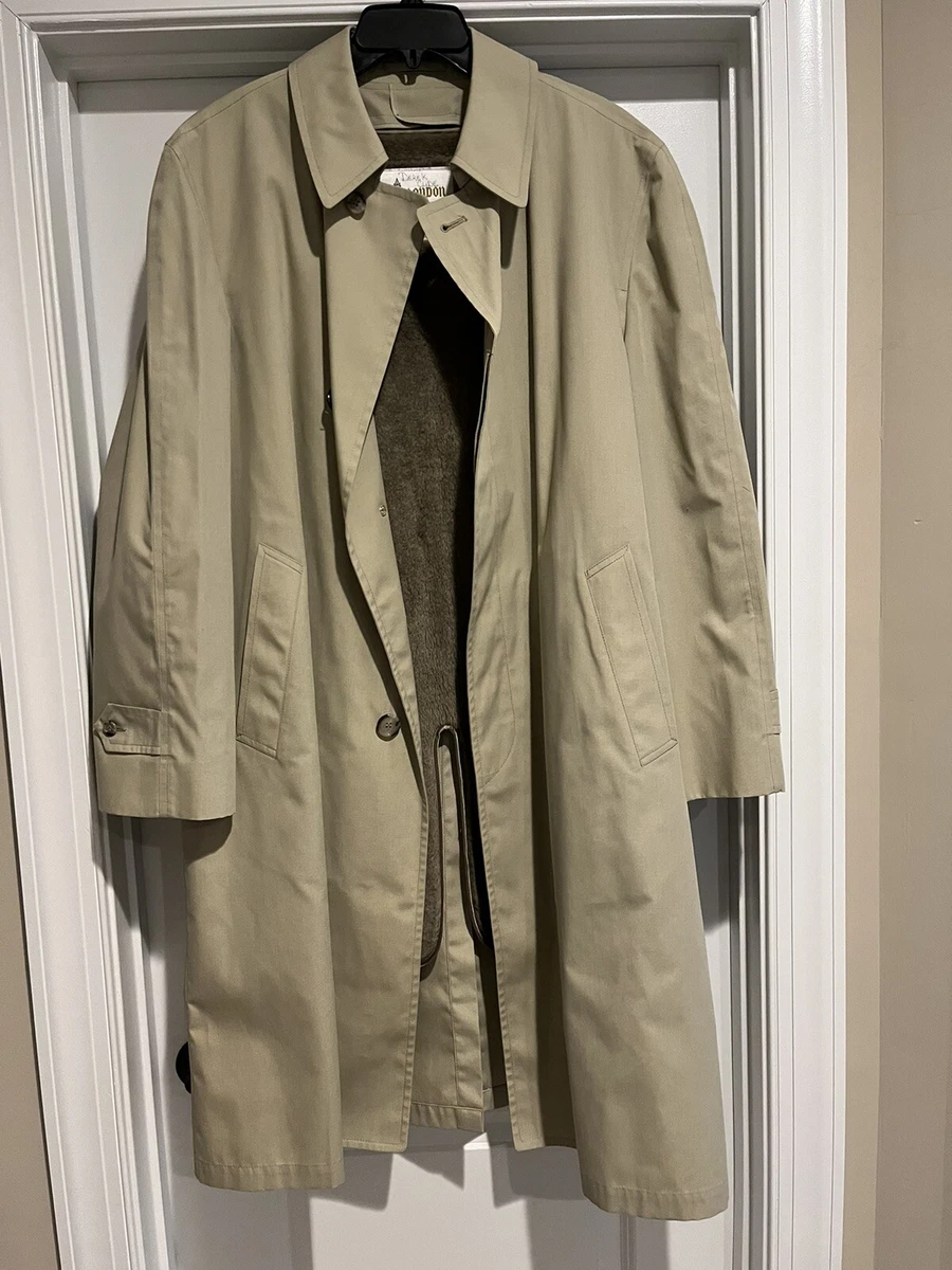 London fog beige trench coat sale