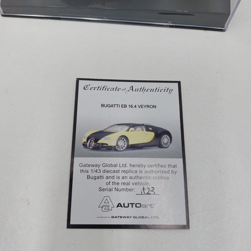 1/43 Autoart Bugatti EB 16.4 Veyron Showcar - Imagen 4 de 5