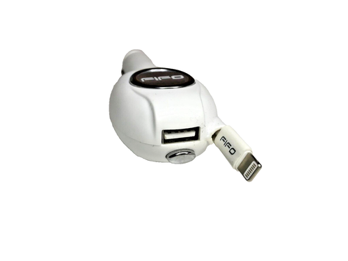Car Charger Cable Retractable Universal Android iPhone Type-C Samsung 2IN1 - Picture 14 of 82