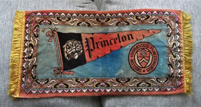 orig./Rare 1910's B32 FATIMA CIGARETTES 26x13 *Felt Banner/Rug* PRINCETON TIGERS