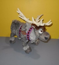 Disney Store Movie Frozen Stuffed Plush 16" Long Poseable Sven The Reindeer