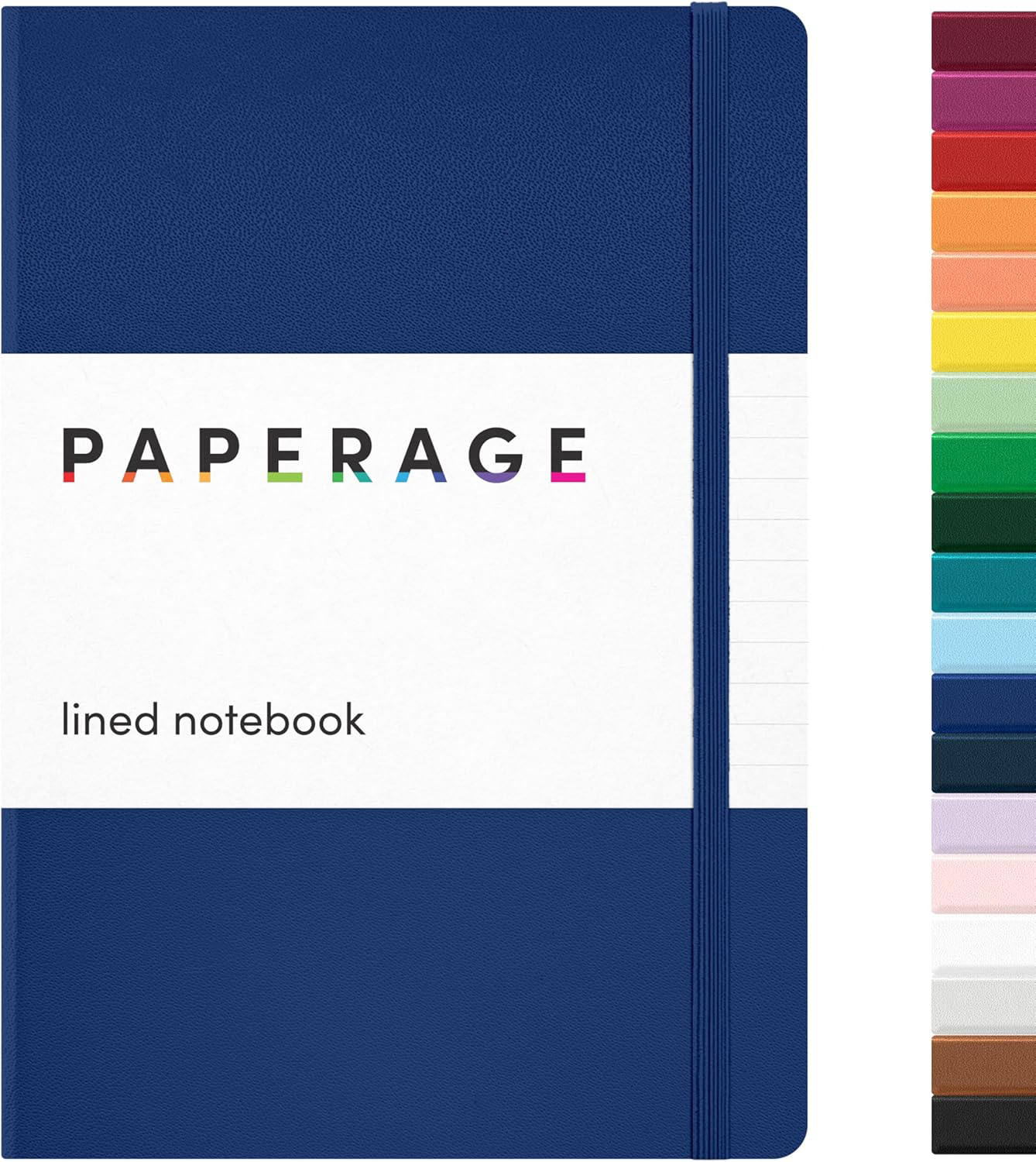 PAPERAGE 160-Page Lined Journal, Royal Blue, Medium 5.7