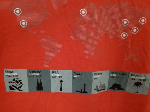 League of Legends World Championship T-shirt L Large Red Video Game Battle Arena - Picture 4 of 4