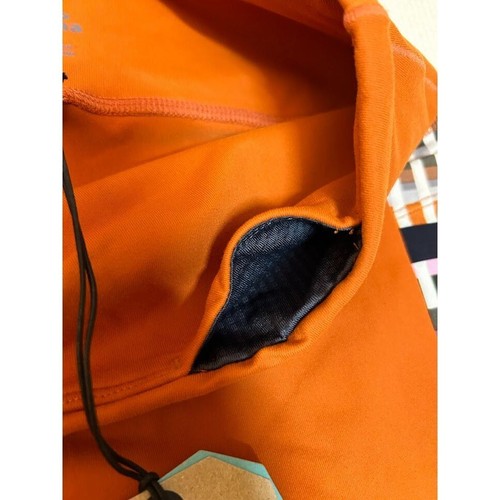 PrAna Women's M Orange Leggings With Patterned Side Panels - Picture 6 of 7