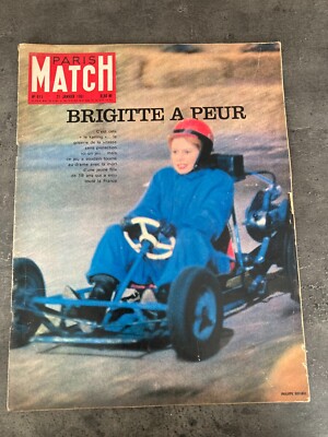 PARIS MATCH Nr. 615 21. Januar 1961 Brigitte Bardot Elsa Martinelli K10