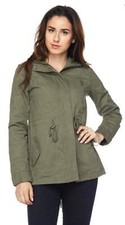 Aplaze Safari Jacket with Hoodie Olive 65543