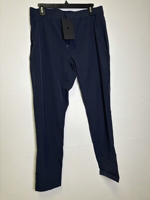 Fabletics The Only Pants Modern Slim Fit Water Resistant Blue Size 32x32 *NWT*