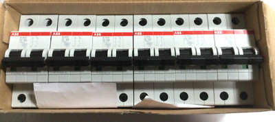 6 x ABB 2CDS252001R0104 Miniature Circuit Breaker (10A 230/440VAC) (S202-C10)