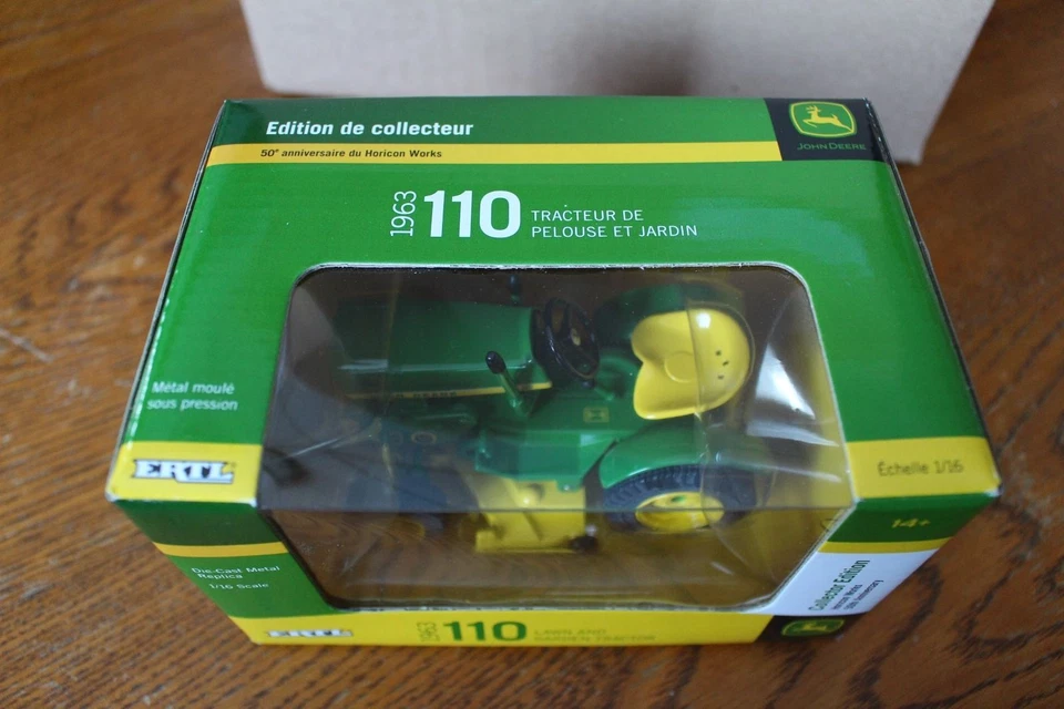 1/16 John Deere 1963 110 lawn mower, Horicon Works 50th Ann. Hard to find in box - Image 3 of 4