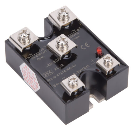 Solid State Relay 25A Single Phase 1NO1NC Solid State Relay DC Controlled AC - Picture 6 of 13