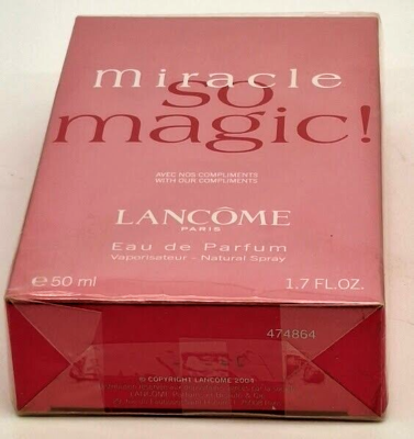 ❤️ MIRACLE SO MAGIC,LANCOME,EAU DE PARFUM,1.7 OZ 50 ML,SEALED