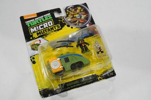 Teenage Mutant Ninja Turtles Micro Mutants Truck Shellraiser Van Bike SET a16 - Bild 13 von 24