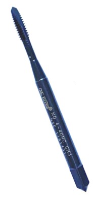 4-40 GH3 2 FLUTE SPIRAL POINT PLUG TAP - HY-PRO TAP- STEAM OXIDE - OSG 2811401