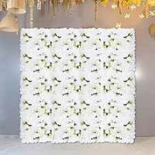 6 Pcs Artificial Flower Wall Panels 24" x 16" Flower Wall Panel Wedding Decor US