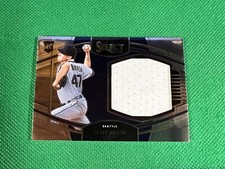 2022 Select Horizontal Rookie Jumbo Swatch #12 Matt Brash Seattle Mariners