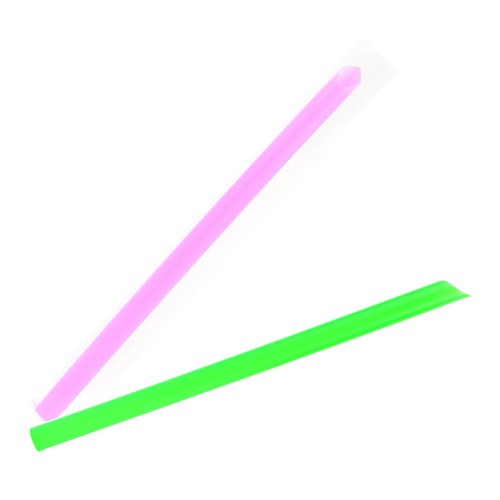 300 Pack - Jumbo Colored Boba Bubble Tea Straws | Individual Wrapped - Picture 3 of 5