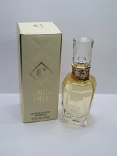 CHARMING CHARLIE JEWELED AMBER EAU DE TOILETTE SPRAY 2.5 OZ BOXED